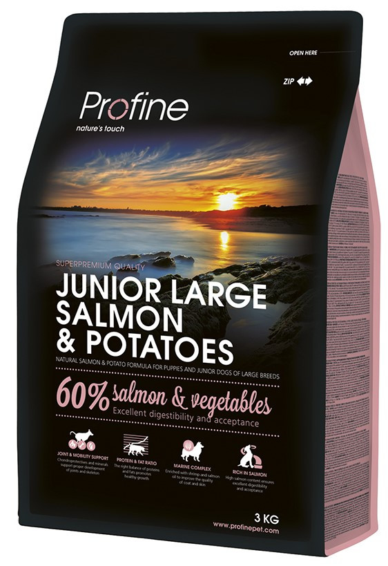 Profine hondenvoer Junior Large Salmon & Potatoes 3 kg